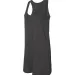 Boxercraft T83 Women's Sleepy Racerback Cover Up Charcoal side view