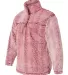 Boxercraft Q10 Unisex Sherpa Fleece Quarter-Zip Pu Frosty Garnet side view
