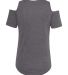 Boxercraft T32 Women's Cold Shoulder T-Shirt in Granite