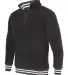 Boxercraft Q20 Varsity Sherpa Quarter-Zip Pullover Charcoal side view