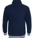 Boxercraft Q20 Varsity Sherpa Quarter-Zip Pullover Navy back view