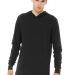 BELLA+CANVAS 3512 Unisex Jersey Hooded T-Shirt in Black