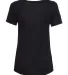 Boxercraft T52 Women's Twisted T-Shirt Black back view