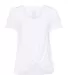 Boxercraft T52 Women's Twisted T-Shirt White front view
