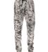 Burnside Clothing 8801 Performance Fleece Joggers in White tie dye front view
