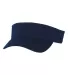 Champion Clothing CS4002 Washed Cotton Visor Navy side view