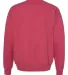 Champion Clothing CD400 Garment Dyed Crewneck Swea Crimson back view