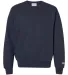 Champion Clothing CD400 Garment Dyed Crewneck Swea Navy front view