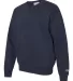 Champion Clothing CD400 Garment Dyed Crewneck Swea Navy side view