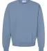 Champion Clothing CD400 Garment Dyed Crewneck Swea Saltwater front view