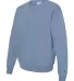 Champion Clothing CD400 Garment Dyed Crewneck Swea Saltwater side view