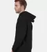 Champion Clothing CD450 Garment Dyed Hooded Sweats Black side view