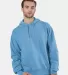 Champion Clothing CD450 Garment Dyed Hooded Sweats Delicate Blue front view