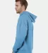 Champion Clothing CD450 Garment Dyed Hooded Sweats Delicate Blue side view