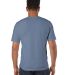Champion Clothing CD100 Garment Dyed Short Sleeve  in Saltwater back view