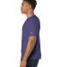 Champion Clothing CD100 Garment Dyed Short Sleeve  in Grape soda side view