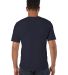 Champion Clothing CD100 Garment Dyed Short Sleeve  in Navy back view