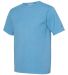 Champion Clothing CD100 Garment Dyed Short Sleeve  Delicate Blue side view
