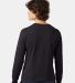 Champion Clothing CD200 Garment Dyed Long Sleeve T in Black back view