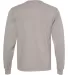 Champion Clothing CD200 Garment Dyed Long Sleeve T Concrete back view