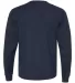 Champion Clothing CD200 Garment Dyed Long Sleeve T Navy back view