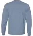 Champion Clothing CD200 Garment Dyed Long Sleeve T Saltwater back view