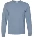 Champion Clothing CD200 Garment Dyed Long Sleeve T Saltwater front view