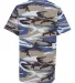 Code V 2207 Youth Camouflage T-Shirt Blue Woodland back view