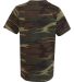Code V 2207 Youth Camouflage T-Shirt Green Woodland back view