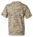 Code V 2207 Youth Camouflage T-Shirt Sand Digital back view