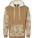 Code V 3967 Fashion Camo Hooded Sweatshirt Coyote Brown/ Sand Digital/ Natural front view