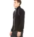 Canvas 3710 Mens Piped Track Jacket BLACK/ WHITE side view