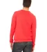 BELLA+CANVAS 3901 Unisex Sponge Fleece Sweatshirt in Red back view