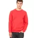 BELLA+CANVAS 3901 Unisex Sponge Fleece Sweatshirt in Red front view
