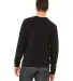 BELLA+CANVAS 3901 Unisex Sponge Fleece Sweatshirt in Black back view