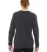 BELLA+CANVAS 3901 Unisex Sponge Fleece Sweatshirt in Dark grey back view