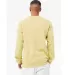 BELLA+CANVAS 3901 Unisex Sponge Fleece Sweatshirt in French vanilla back view
