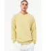 BELLA+CANVAS 3901 Unisex Sponge Fleece Sweatshirt in French vanilla front view