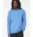 BELLA+CANVAS 3901 Unisex Sponge Fleece Sweatshirt in Carolina blue front view