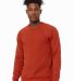 BELLA+CANVAS 3901 Unisex Sponge Fleece Sweatshirt in Brick