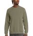 BELLA+CANVAS 3901 Unisex Sponge Fleece Sweatshirt in Heather Olive