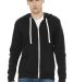 BELLA+CANVAS 3909 Unisex Tri-blend Sponge Fleece Z in Solid black triblend