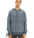 Bella + Canvas 3329 Fast Fashion Unisex Sueded Fle HEATHER SLATE front view