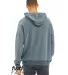 Bella + Canvas 3329 Fast Fashion Unisex Sueded Fle HEATHER SLATE back view