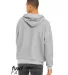 Bella + Canvas 3329 Fast Fashion Unisex Sueded Fle ATHLETIC HEATHER back view