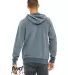 Bella + Canvas 3339 Fast Fashion Unisex Sueded Fle HEATHER SLATE back view