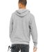 Bella + Canvas 3339 Fast Fashion Unisex Sueded Fle ATHLETIC HEATHER back view