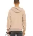 Bella + Canvas 3339 Fast Fashion Unisex Sueded Fle HEATHER OAT back view