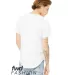 Bella + Canvas 3003 Fast Fashion Jersey Curved Hem in White back view