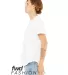 Bella + Canvas 3003 Fast Fashion Jersey Curved Hem in White side view